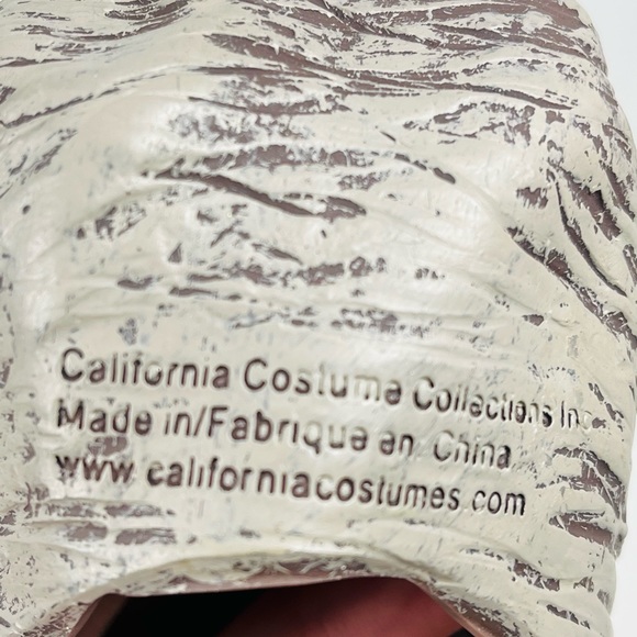 California Costume Collections Zombie Skeleton Bloody Horror Face Mask Vinyl - Picture 5 of 6